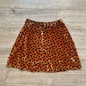 Madewell Velvet Skirt -- Size 4